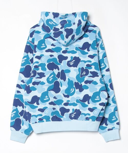 A BATHING APE（アベイシングエイプ）の「ABC CAMO HEAVY WASH CROPPED FIT ZIP HOODIE（パーカー・メンズ・ブルー/ピンク/グリーン・SMALL/LARGE/MEDIUM/X-LARGE/XX-LARGE）」の10枚目の写真