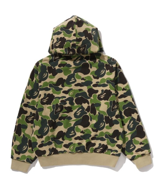 A BATHING APE（アベイシングエイプ）の「ABC CAMO HEAVY WASH CROPPED FIT ZIP HOODIE（パーカー・メンズ・ブルー/ピンク/グリーン・SMALL/LARGE/MEDIUM/X-LARGE/XX-LARGE）」の4枚目の写真