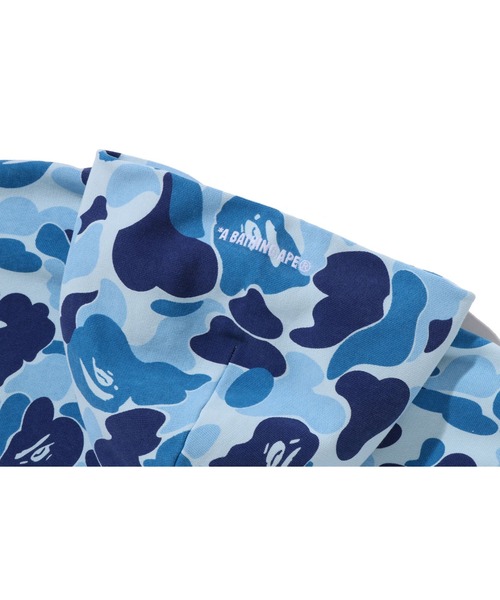 A BATHING APE（アベイシングエイプ）の「ABC CAMO HEAVY WASH CROPPED FIT ZIP HOODIE（パーカー・メンズ・ブルー/ピンク/グリーン・SMALL/LARGE/MEDIUM/X-LARGE/XX-LARGE）」の8枚目の写真