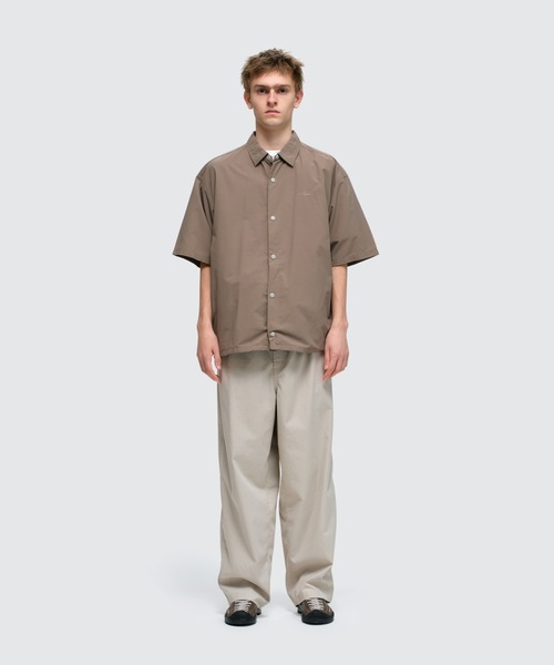 WILD THINGS（ワイルドシングス）の「サプレックスブリスクシャツ│SUPPLEX BRISK SHIRT（シャツ/ブラウス・メンズ・ブラック/パープル系その他/ダークグリーン系/ベージュ系その他・L/M/XL/S）」の2枚目の写真