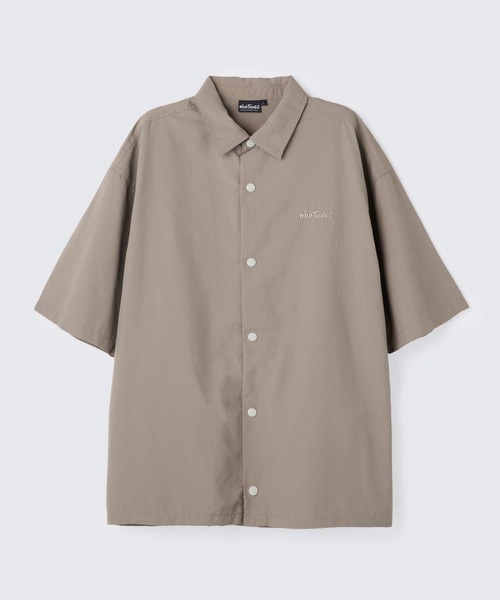 WILD THINGS（ワイルドシングス）の「サプレックスブリスクシャツ│SUPPLEX BRISK SHIRT（シャツ/ブラウス・メンズ・ブラック/パープル系その他/ダークグリーン系/ベージュ系その他・L/M/XL/S）」の7枚目の写真