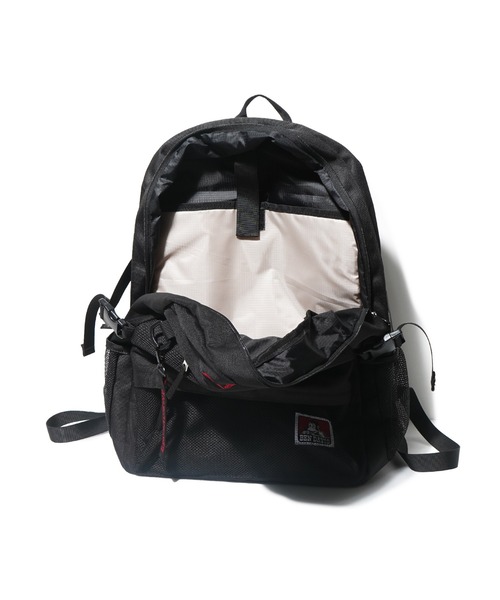 BEN DAVIS(ベンデイビス)の「《BEN DAVIS》MESH POCKET DAYPACK(バックパック/リュック・メンズ・ブラック×レッド/ブラック×ホワイト/ブラック×ブルー・FREE)」の9枚目の写真