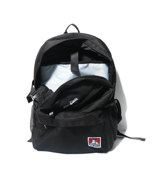 BEN DAVIS(ベンデイビス)の「《BEN DAVIS》MESH POCKET DAYPACK(バックパック/リュック・メンズ・ブラック×レッド/ブラック×ホワイト/ブラック×ブルー・FREE)」の11枚目の写真