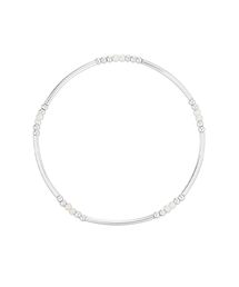 HEI（ヘイ）の「[sv925] pipe bead bracelet（ブレスレット）」