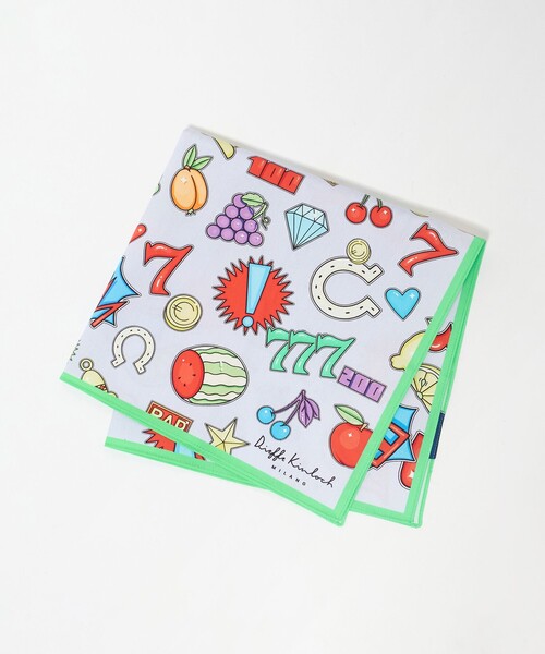 Kinloch（キンロック）の「＜Dieffe Kinloch＞バンダナ 26SS（バンダナ/スカーフ・レディース・ピンク/ブラック/グレー系/ベージュ・FREE）」の3枚目の写真