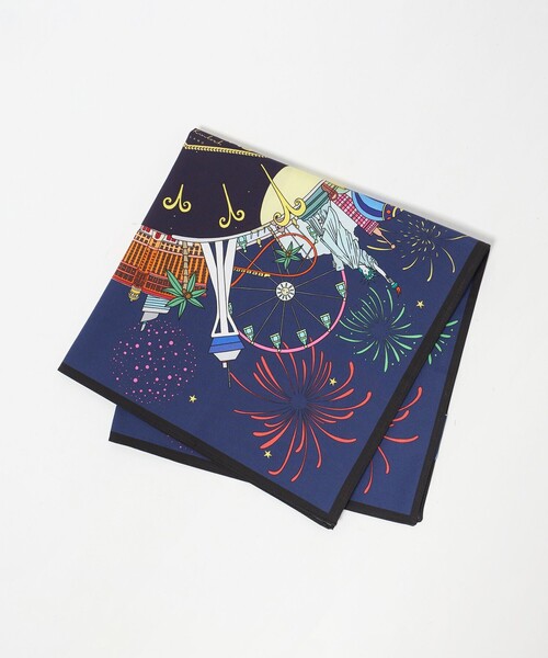 Kinloch（キンロック）の「＜Dieffe Kinloch＞バンダナ 26SS（バンダナ/スカーフ・レディース・ピンク/ブラック/グレー系/ベージュ・FREE）」の2枚目の写真