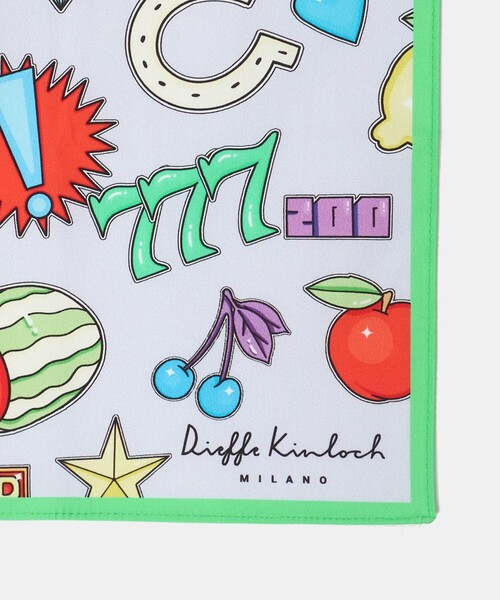 Kinloch（キンロック）の「＜Dieffe Kinloch＞バンダナ 26SS（バンダナ/スカーフ・レディース・ピンク/ブラック/グレー系/ベージュ・FREE）」の6枚目の写真