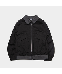 SOMEPLACE MAN（サムプレイス・マン）の「スタンダードツートンカラー配色ウォッシングコットンブルゾンワークジャケット_2COLOR（MA-1）」