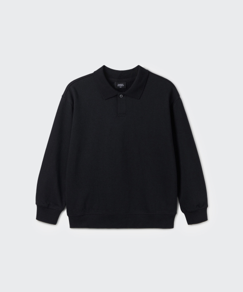 MUSINSA STANDARD KIDS（ムシンサスタンダードキッズ）の「オーバーサイズカラー スウェットシャツ [ブラック]（スウェット・レディース・その他・100/120/130/140/150/110/160）」の7枚目の写真
