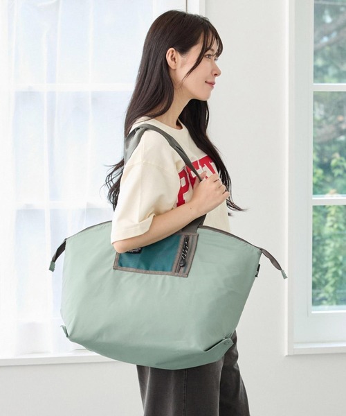 ROOTOTE(ルートート)の「ルートート / PT.サーモキーパー.バレル.ベーシック-D(エコバッグ/サブバッグ・レディース・ピンク/セージグリーン/ブラック/サックスブルー・FREE)」の3枚目の写真