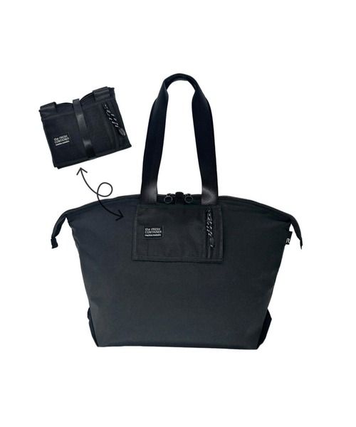ROOTOTE(ルートート)の「ルートート / PT.サーモキーパー.バレル.ベーシック-D(エコバッグ/サブバッグ・レディース・ピンク/セージグリーン/ブラック/サックスブルー・FREE)」の2枚目の写真