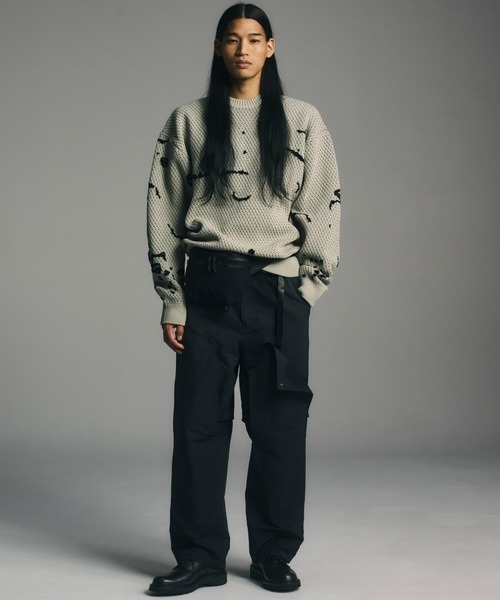 BAL（バル）の「DETACHABLE DOUBLE KNEE CARPENTER PANT（その他パンツ・メンズ・ブラック/チャコール/ベージュ・3/2/1）」の2枚目の写真