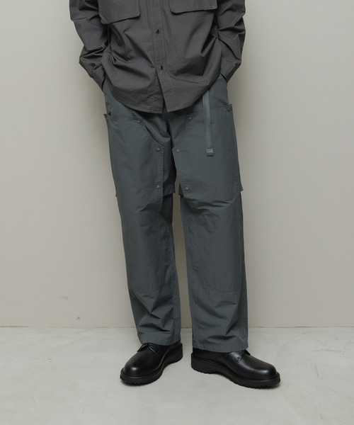 BAL（バル）の「DETACHABLE DOUBLE KNEE CARPENTER PANT（その他パンツ・メンズ・ブラック/チャコール/ベージュ・3/2/1）」の9枚目の写真