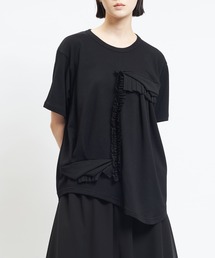 gomme（ゴム）の「フリルT（Tシャツ/カットソー）」