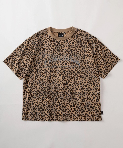 THRASHER（スラッシャー）の「【70】【THRASHER/スラッシャー】カモフラ/レオパード/ボーダー/ドット ブランドロゴ アソート 総柄Tシャツ/ショート丈有り（Tシャツ/カットソー・メンズ・ベージュ/ブラック/ブラック系/ブラック系1/グリーン/グレー・XL/L/M/FREE）」の7枚目の写真