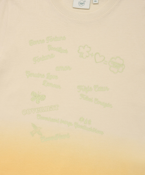 COVERNAT WOMAN（カバーナットウーマン）の「ウィメングラデーションTシャツアイボリー（Tシャツ/カットソー・レディース・その他・WS/WM）」の5枚目の写真