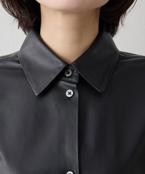 レザーシャツ（シャツ/ブラウス）｜Whim Gazette（ウィムガゼット）の
