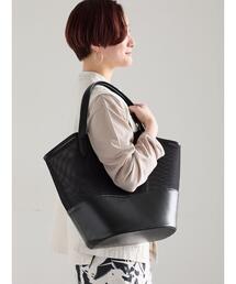 Te chichi（テチチ）の「メッシュコンビトートバッグ（ハンドバッグ）」