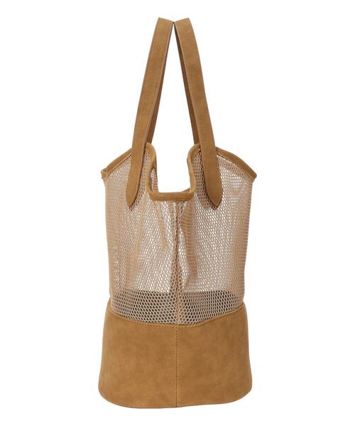 Te chichi（テチチ）の「メッシュコンビトートバッグ（ハンドバッグ・レディース・ブラック/キャメル・F）」の7枚目の写真