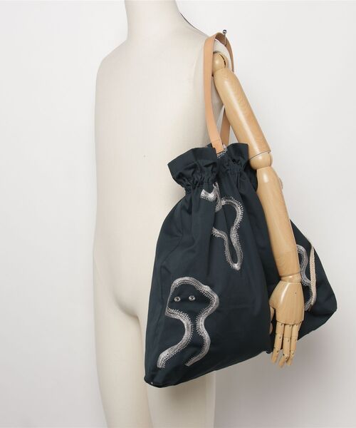 ohta（オータ）の「【ohta】 shisyu bag（トートバッグ・メンズ・ダークグリーン・FREE）」の5枚目の写真