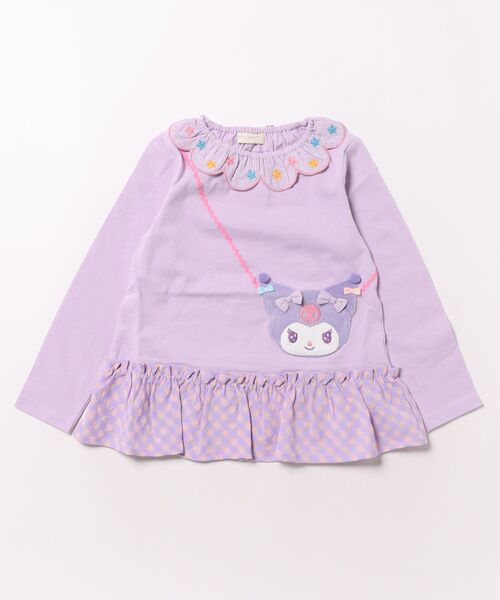 baby cheer（ベイビーチアー）の「【マイメロディ/シナモロール/クロミ】ポシェット長袖Tシャツ（Tシャツ/カットソー・キッズ・ラベンダー/ピンク/ブルー・120cm/110cm/100cm/90cm/80ｃｍ）」の3枚目の写真