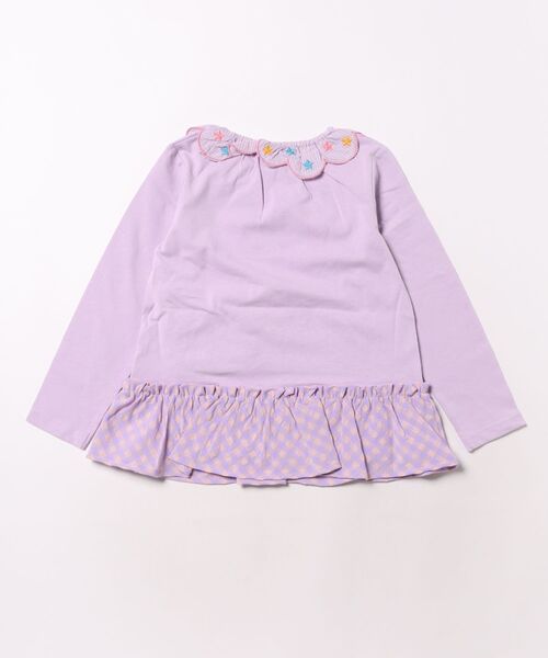 baby cheer（ベイビーチアー）の「【マイメロディ/シナモロール/クロミ】ポシェット長袖Tシャツ（Tシャツ/カットソー・キッズ・ラベンダー/ピンク/ブルー・120cm/110cm/100cm/90cm/80ｃｍ）」の4枚目の写真