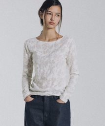 Rivera sheer long sleeve (ivory)