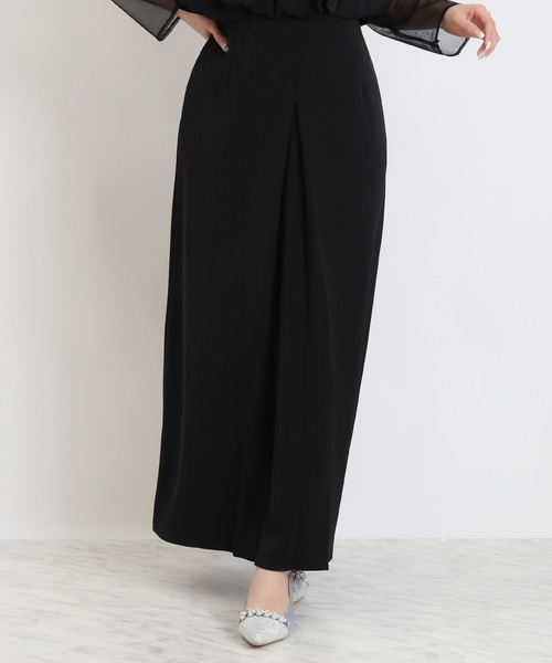 TRUDEA(トルディア)の「ボリュームチュールペプラムドレス(ドレス・レディース・ブラック/チャコールグレー・MEDIUM)」の8枚目の写真