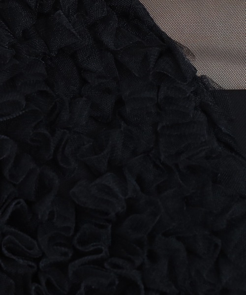 TRUDEA(トルディア)の「ボリュームチュールペプラムドレス(ドレス・レディース・ブラック/チャコールグレー・MEDIUM)」の21枚目の写真