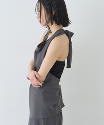 【セットアップ対応】ホルダーネックブラウス/ビスチェ/レイヤード