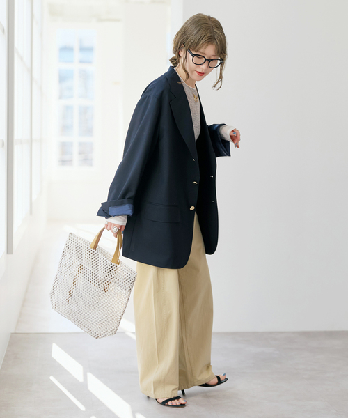 Spick & Span（スピックアンドスパン）の「MARY AL TERNA/メアリ オル ターナ GAP（トートバッグ・レディース・ブラック系その他/アイボリー・FREE）」の4枚目の写真