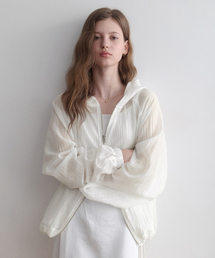esy rainy hoodie jacket (cream)