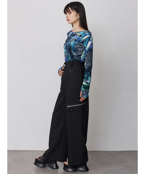 MURUA（ムルーア）の「クロコレイヤードサンダル（サンダル・レディース・グリーン/ブラック・24.5/23.5）」の3枚目の写真