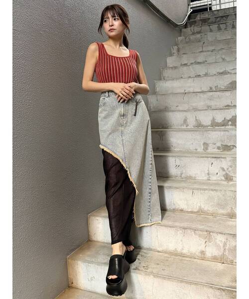 MURUA（ムルーア）の「クロコレイヤードサンダル（サンダル・レディース・グリーン/ブラック・24.5/23.5）」の15枚目の写真