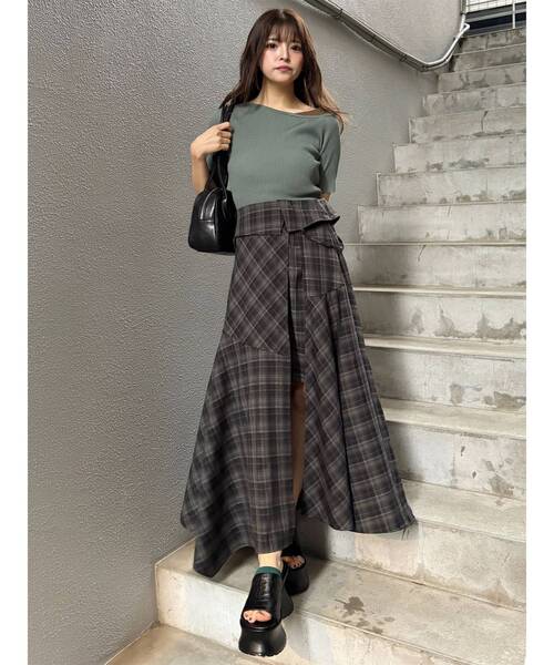 MURUA（ムルーア）の「クロコレイヤードサンダル（サンダル・レディース・グリーン/ブラック・24.5/23.5）」の8枚目の写真