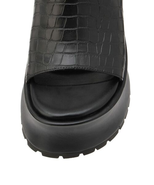 MURUA（ムルーア）の「クロコレイヤードサンダル（サンダル・レディース・グリーン/ブラック・24.5/23.5）」の12枚目の写真