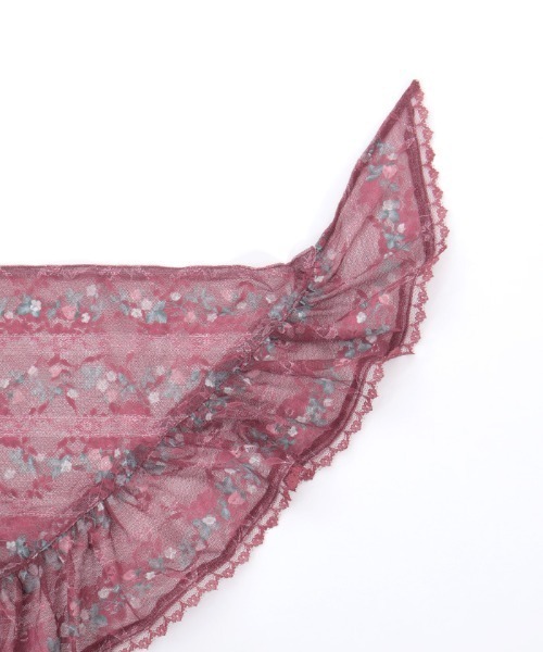 axes femme(アクシーズファム)の「苺柄マルチWAYストール(マフラー・レディース・レッド/キナリ・FREE)」の10枚目の写真