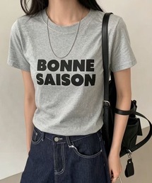 【3 色展開】ロゴプリント T シャツ 半袖 レディース 定番 コットン