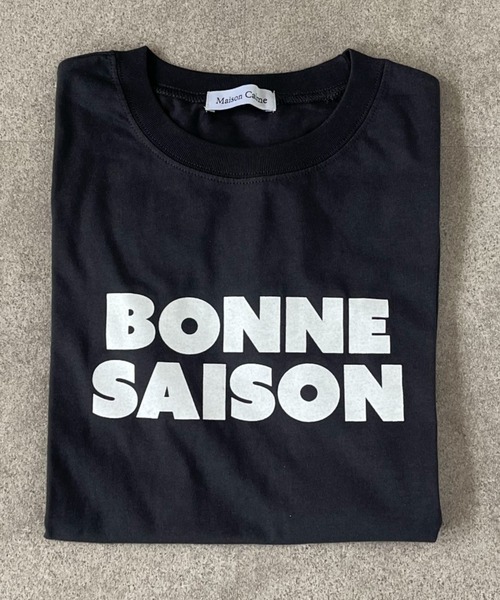 Maison Calme(メゾンカルム)の「【3 色展開】ロゴプリント T シャツ 半袖 レディース 定番 コットン(Tシャツ/カットソー・レディース・チャコール/ホワイト/グレー・F)」の9枚目の写真