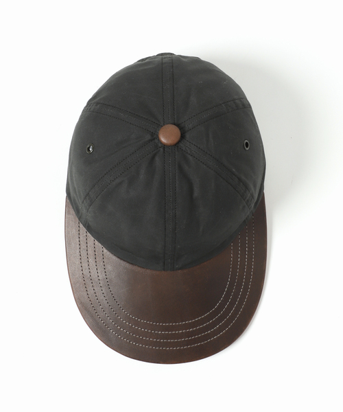 THE FACTORY MADE(ザ ファクトリー メイド)の「THE FACTORY MADE / ザファクトリーメイド パラフィン ロングビルキャップ(キャップ・メンズ・ブラウン・FREE)」の6枚目の写真