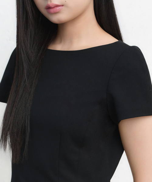 MUSINSA STANDARD WOMAN（ムシンサスタンダードウーマン）の「ウィメンズフォーマルミニドレス[ブラック]（ワンピース・レディース・その他・X-SMALL/SMALL/MEDIUM/LARGE）」の5枚目の写真