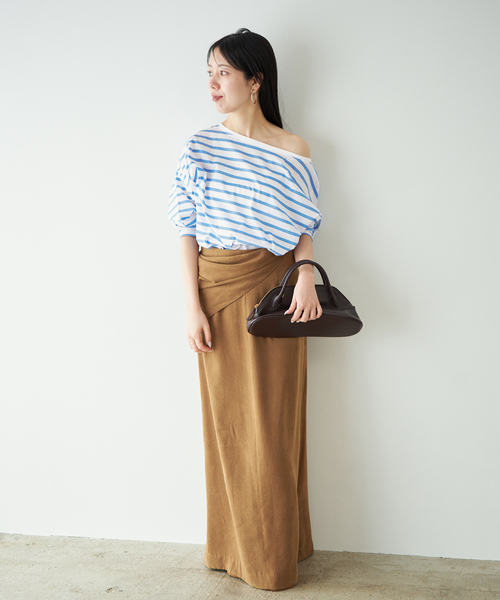 plage（プラージュ）の「suede like スカート（スカート・レディース・キャメル・34/36/38）」の3枚目の写真