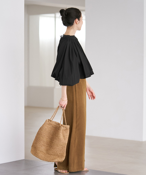 plage（プラージュ）の「suede like スカート（スカート・レディース・キャメル・34/36/38）」の7枚目の写真