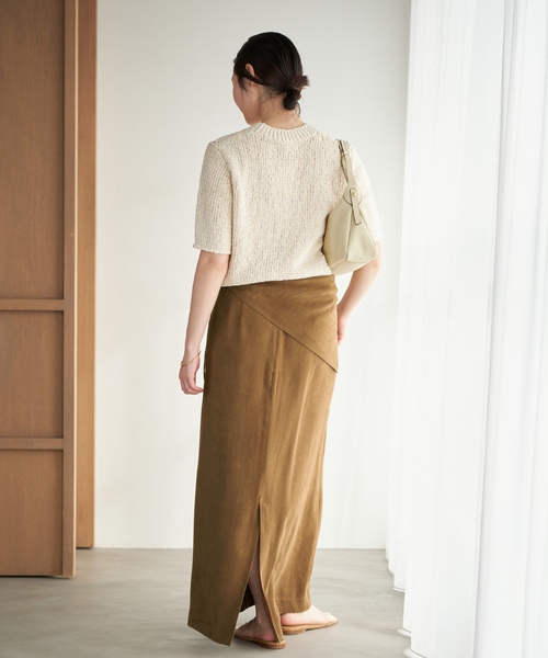 plage（プラージュ）の「suede like スカート（スカート・レディース・キャメル・34/36/38）」の10枚目の写真