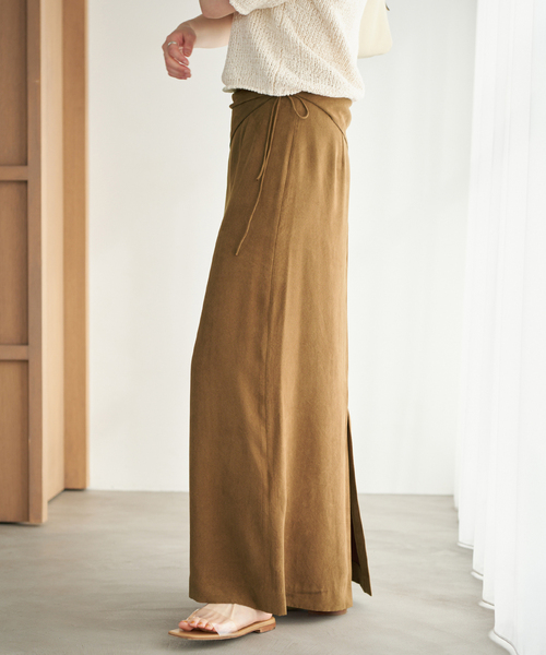 plage（プラージュ）の「suede like スカート（スカート・レディース・キャメル・34/36/38）」の12枚目の写真