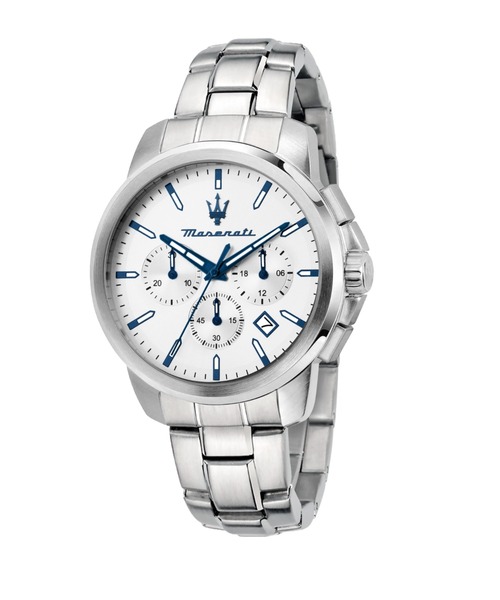 Maserati（マセラティ）の「「Maserati/マセラティ」スクセッソ - 42ｍｍ クロノ  シルバー ブレスレット（アナログ腕時計・メンズ・シルバー系2/シルバー系4/シルバー系3/シルバー系5/シルバー系・42mm）」の2枚目の写真