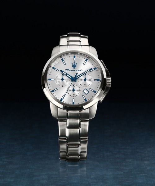 Maserati（マセラティ）の「「Maserati/マセラティ」スクセッソ - 42ｍｍ クロノ  シルバー ブレスレット（アナログ腕時計・メンズ・シルバー系2/シルバー系4/シルバー系3/シルバー系5/シルバー系・42mm）」の12枚目の写真