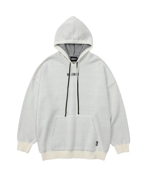 AJOBYAJO（アジョバイアジョ）の「Crying Boy Cotton Knit Hoodie [IVORY]（パーカー・レディース・その他・L/M）」の6枚目の写真