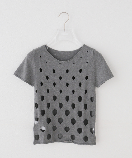 Gimaguas(ギマガス)の「Gimaguas / ギマガス SUMMER TOP(Tシャツ/カットソー・レディース・チャコールグレー・SMALL)」の1枚目の写真