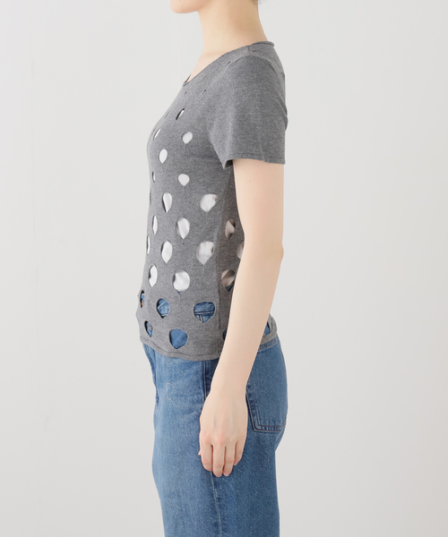 Gimaguas(ギマガス)の「Gimaguas / ギマガス SUMMER TOP(Tシャツ/カットソー・レディース・チャコールグレー・SMALL)」の8枚目の写真